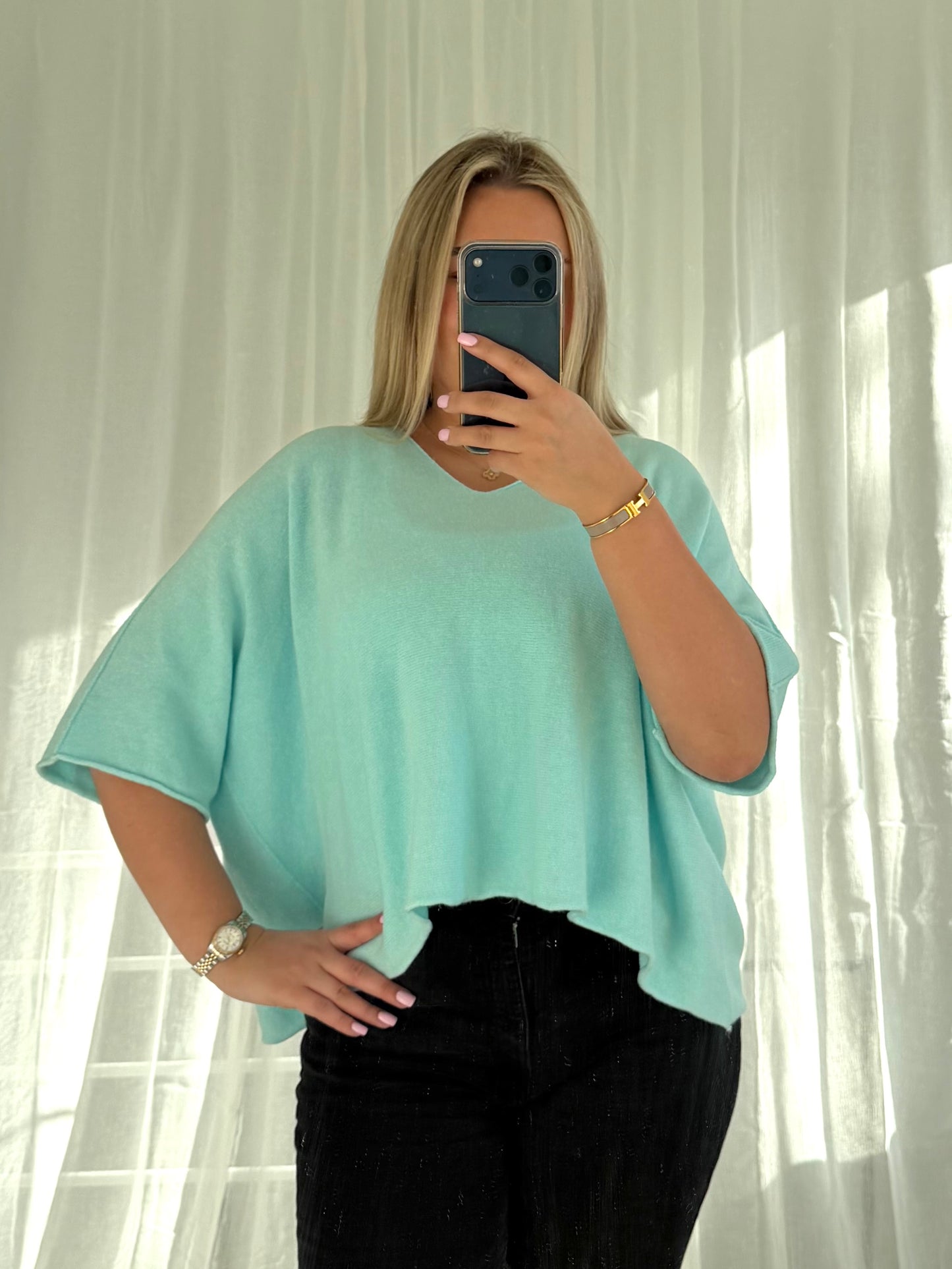 Mimi Pullover in Hellblau