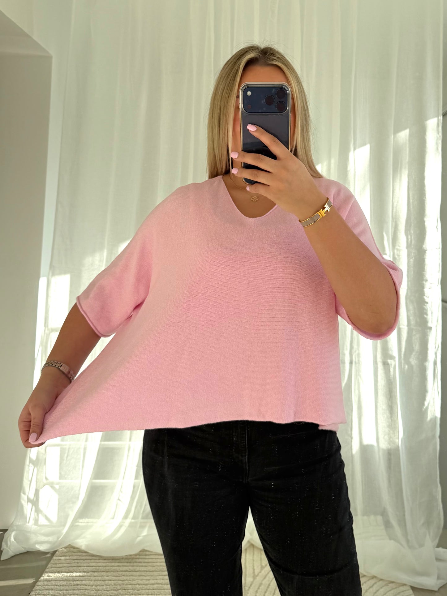 Mimi Pullover in Rosa