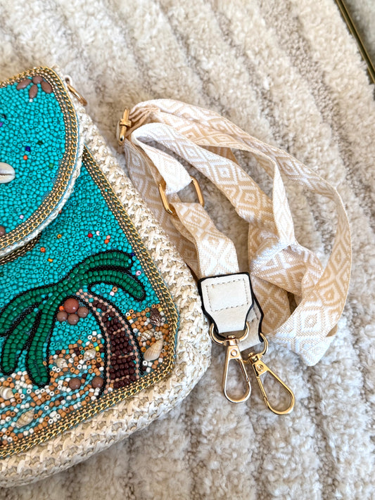 Boho Beach Bag - Palm Edition