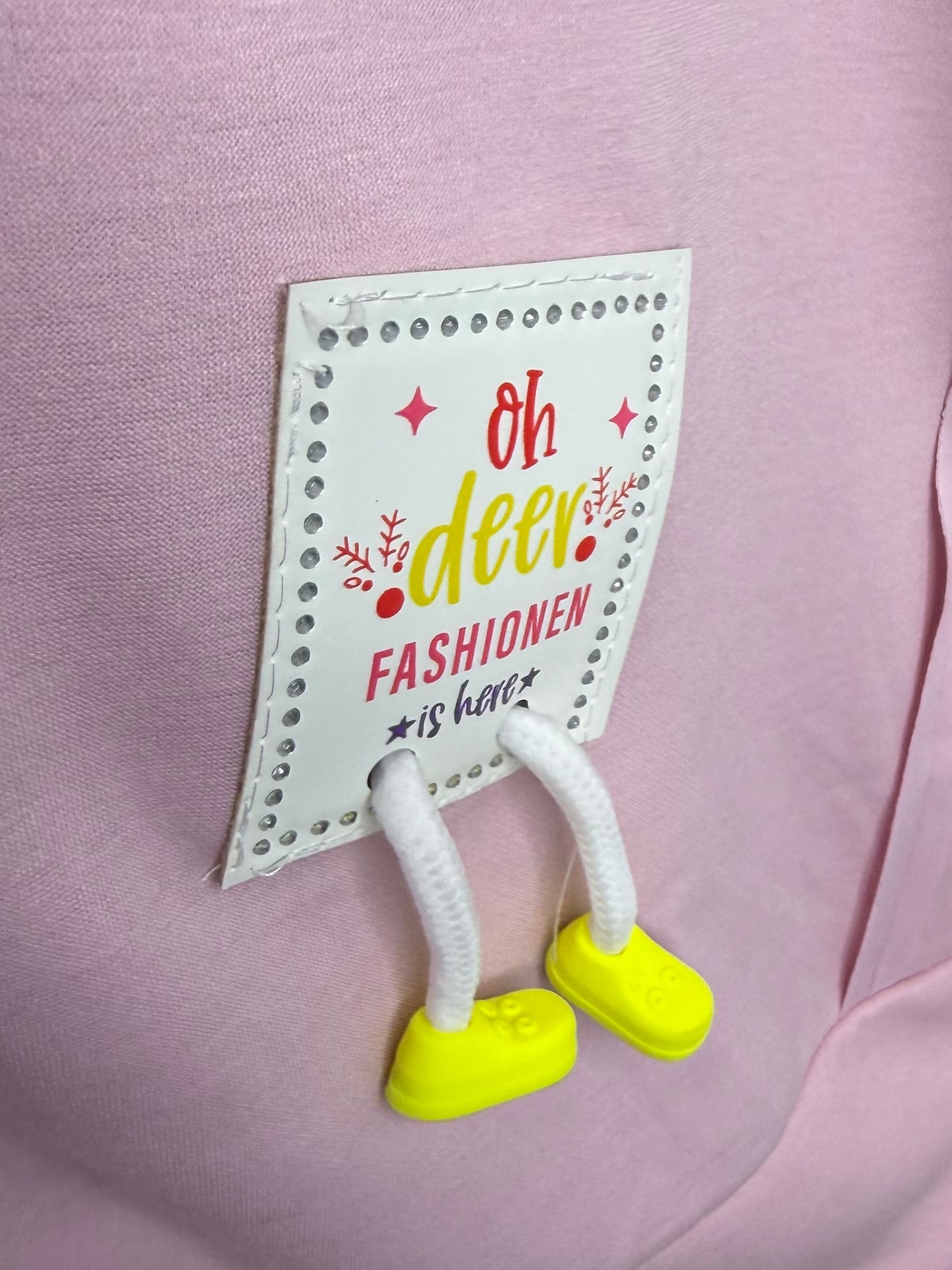 Butterstoff Pullover Oversized in Rosa