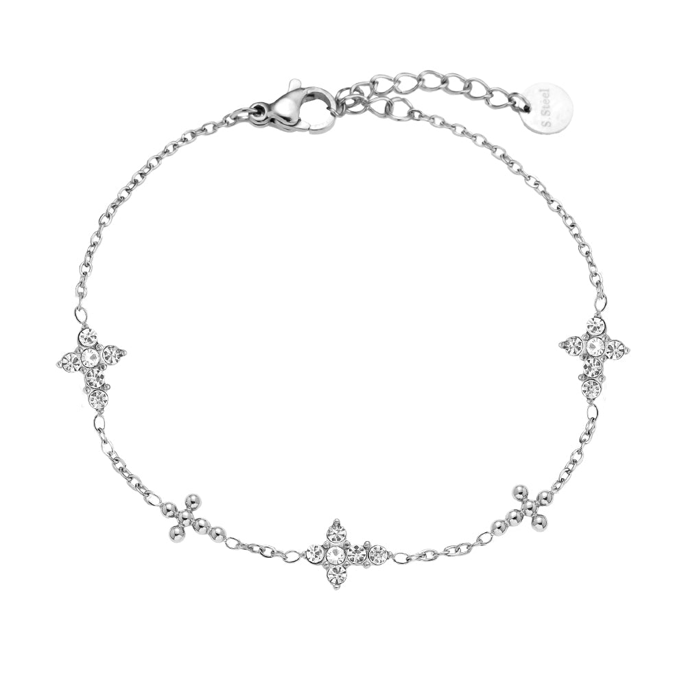 Kreuz Armband Silber