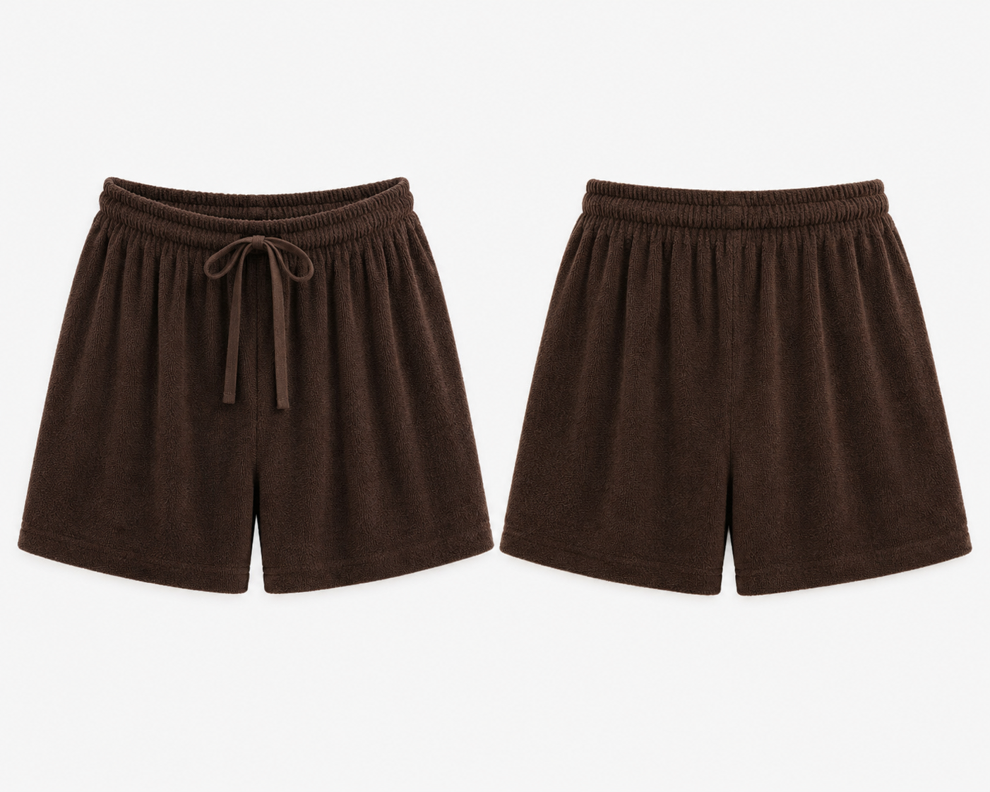 Mila Shorts Frottee Braun