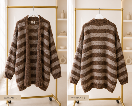 Kuscheliger Bouclé Cardigan Versch.Farben