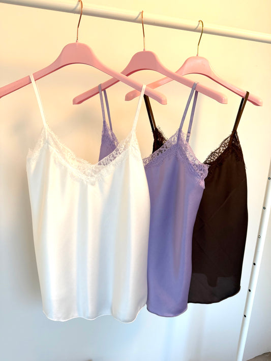 Spitzen Top - versch. Farben