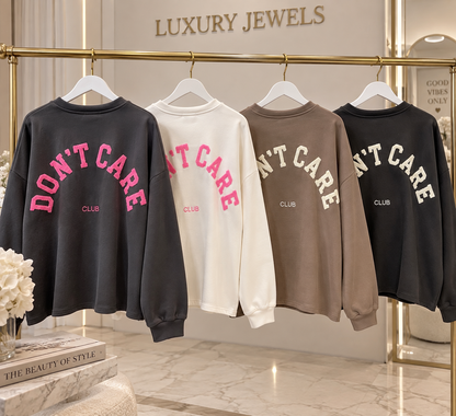 Don’t Care Pullover - versch. Farben