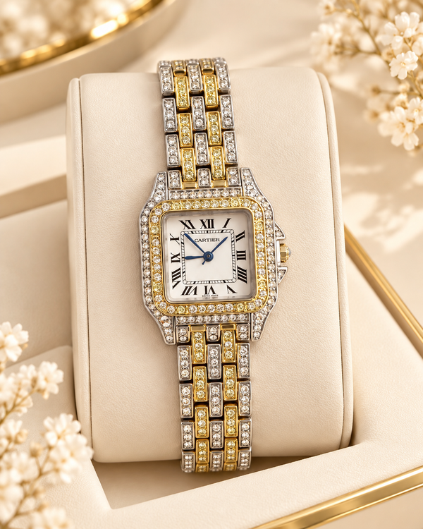 Catty Iced Out Bicolor 36MM