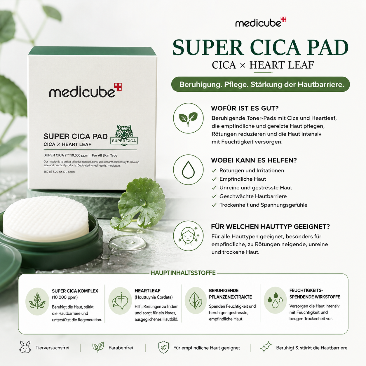 Medicube - SUPER CICA PAD