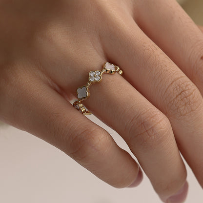 Flower Ring Verstellbar