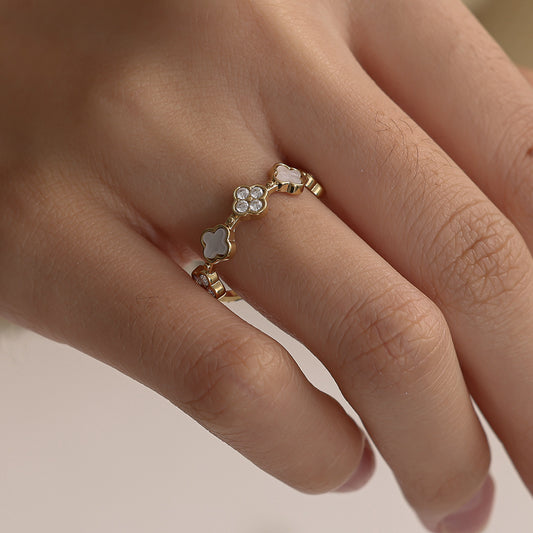 Flower Ring Verstellbar