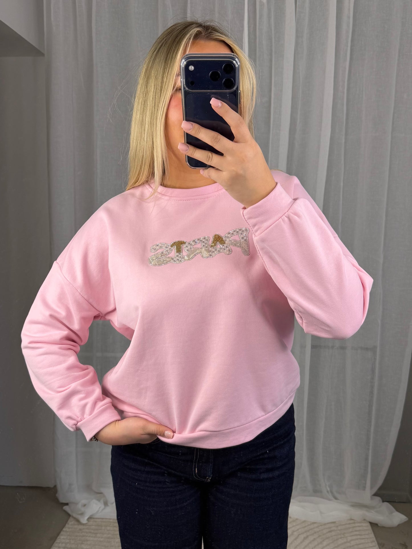 Paris Pullover in Rosa