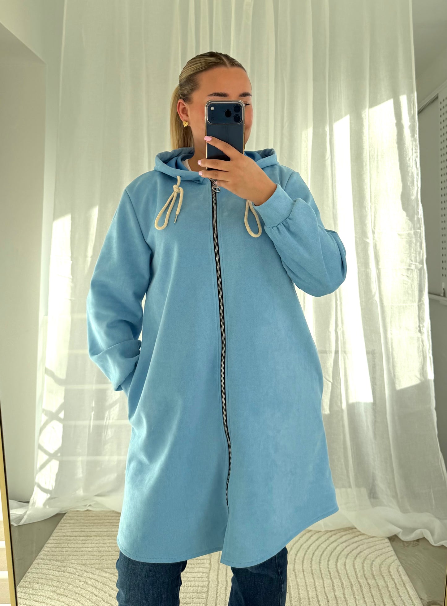 Wildleder Jäckchen in Blau