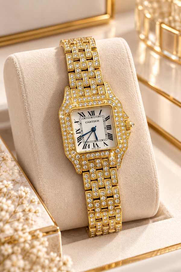 Catty Iced Out Gold 36MM