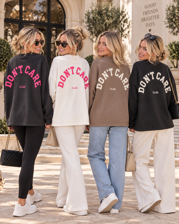 Don’t Care Pullover - versch. Farben