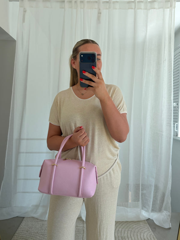 Echtleder Tasche Molly in Rosa