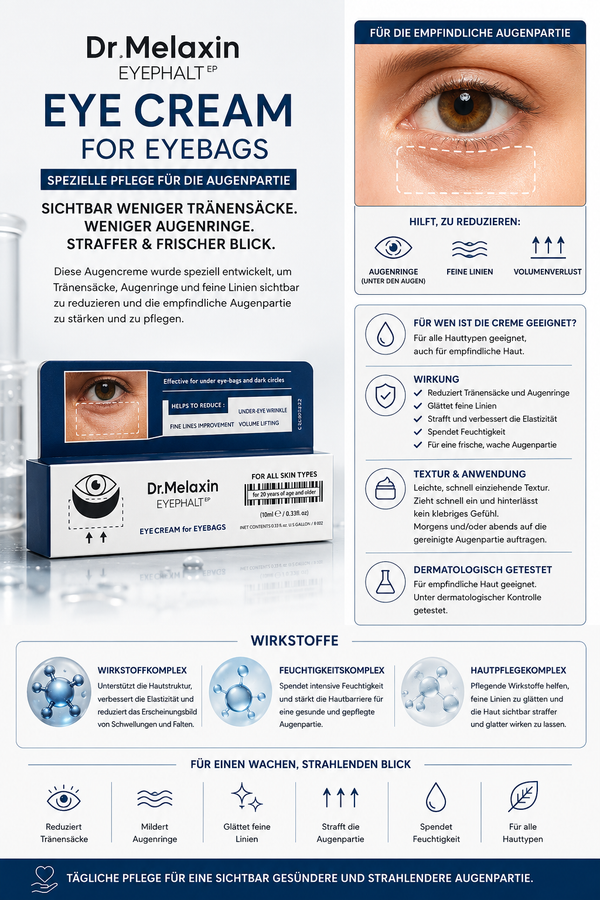 Dr. Melaxin Augencreme für Augenringe