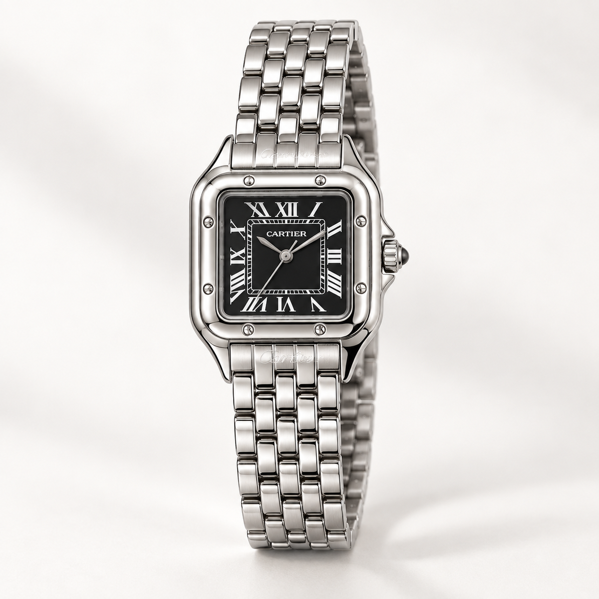 Catty in Silber schwarz 36MM