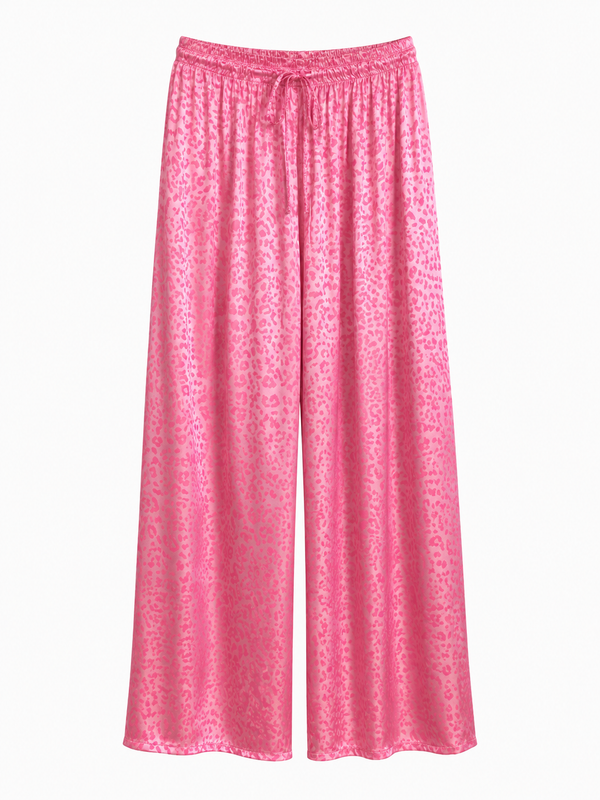 Leo Satin Hose Pink