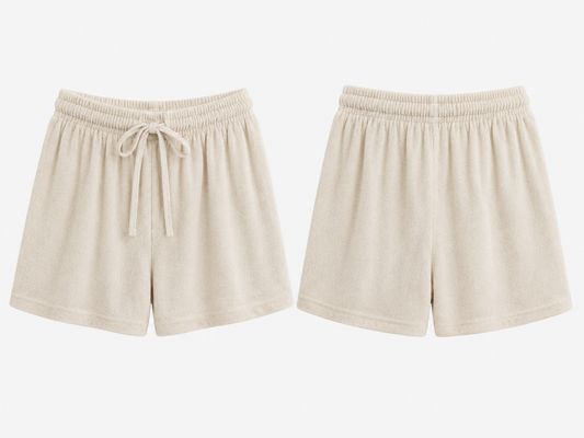 Mila Shorts Frottee Beige