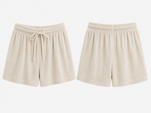 Mila Shorts Frottee Beige