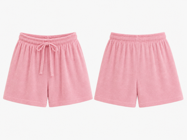 Mila Shorts Frottee rosa