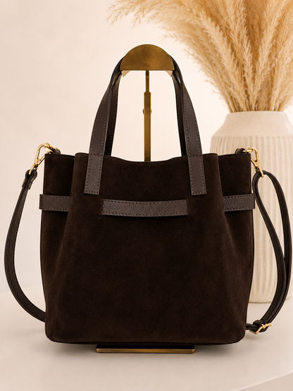 Wildleder Handtasche Charlotte