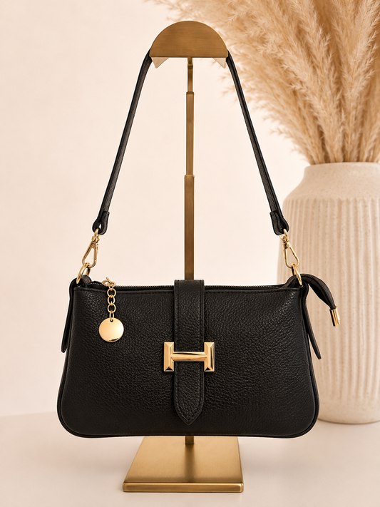 Hannah Schultertasche Versch. Farben Leder