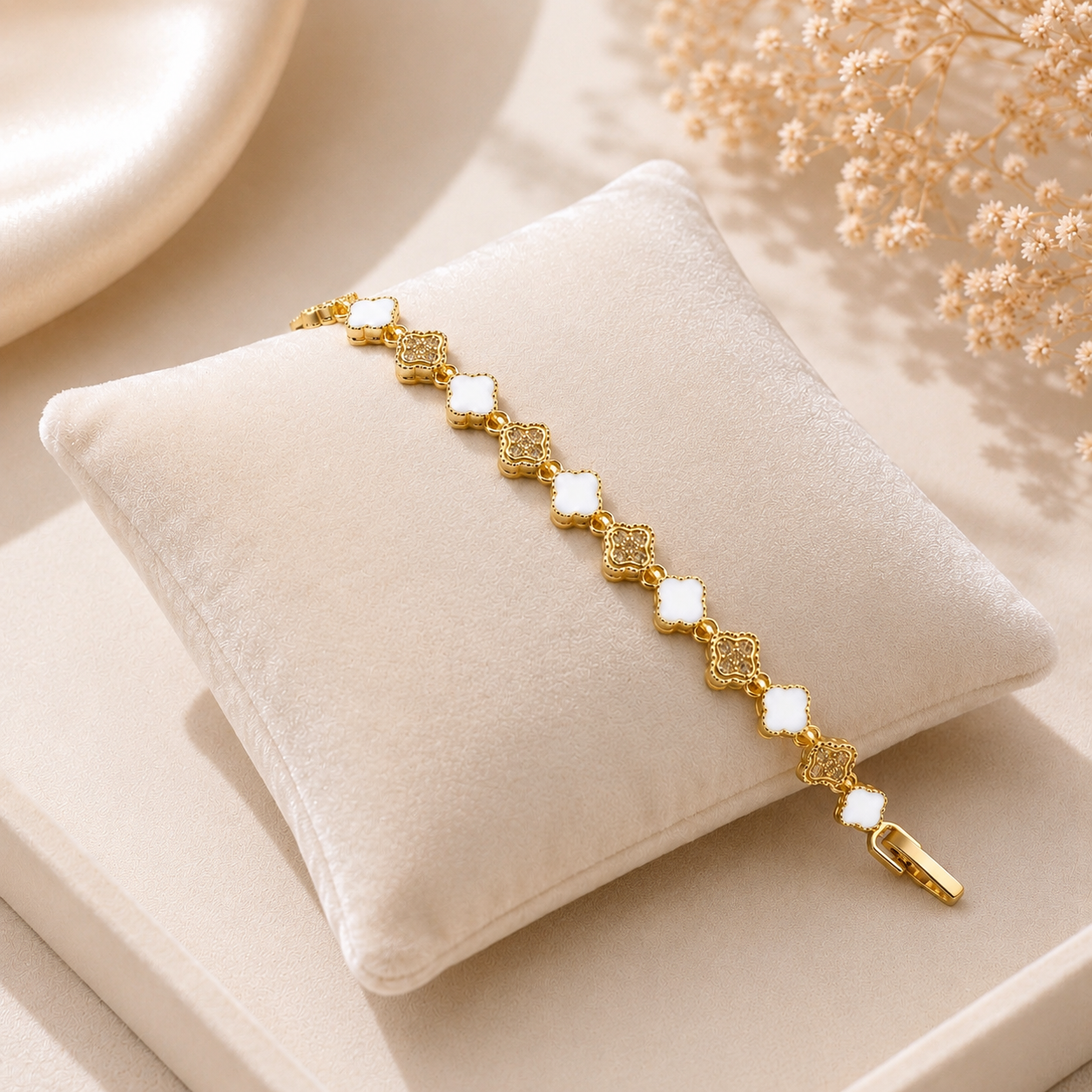 Ivory Charm Armband