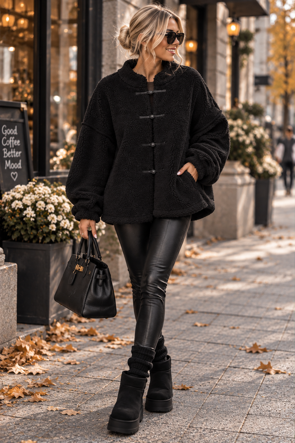 Teddy Jacke Oversize
