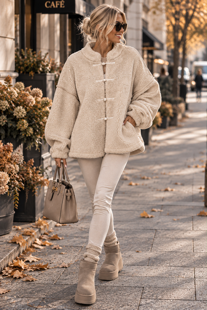 Teddy Jacke Oversize